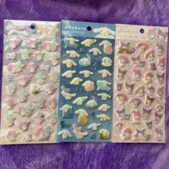 サンリオ シナモロール マイメロディ　ぷくっとシール