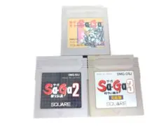 ゲームボーイ　サガ1.2.3　セット　動作〇　ゲームソフト
