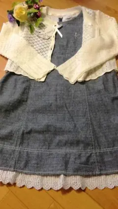 KUMIKYOKU　組曲　女の子　スカート　ワンピース　M　110 120