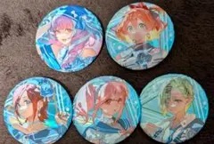 マクロスΔ 10周年展 手塚治虫記念館 オーロラ缶バッジ 5種セット