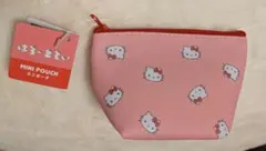 【新品未使用】タグ付　サンリオ　ハローキティ ミニポーチ　詳細サイズ有