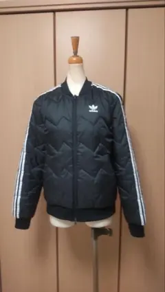 adidas◉アディダス オリジナルスキルティングジャケット黒◉Sサイズ◉美品