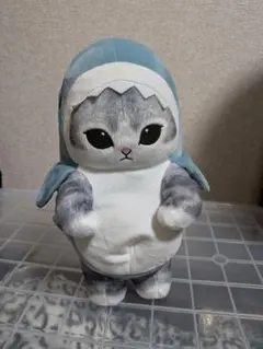 mofusand サメにゃんBIGぬい 上手に立てるよ おすましにゃん