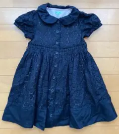 トッカ　キッズ　ワンピース　ネイビー