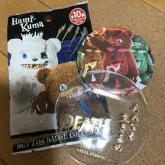 USJ ハミクマ 缶バッジ ユニバーサルスタジオジャパン ホラーナイト
