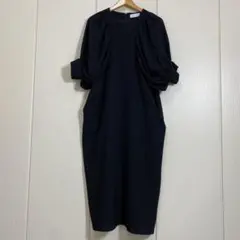 RIM.ARK リムアーク Curve gather sleeve OP 黒のサムネイル