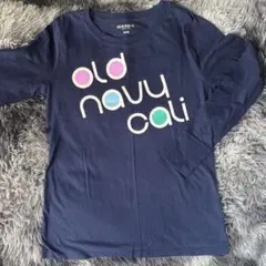 OLD NAVY ネイビー プリントロゴ Tシャツ Mのサムネイル