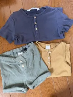 Tシャツ　タンクトップ　ショートパンツセット