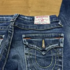 激レア‼️　TRUE RELIGION　フレア　HIPHOP フレア　y2k IO