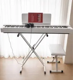YAMAHA P-225WH ホワイト電子ピアノ・スタンド・イス・ケースセット