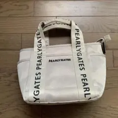 PEARLY GATES パーリーゲイツ ベージュブラック カートバック トートのサムネイル