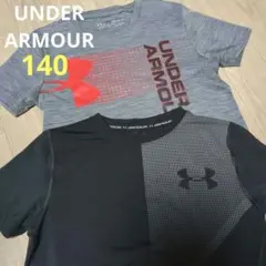 キッズ Tシャツ アンダーアーマー スポーツ 140 野球 半袖 ジュニア