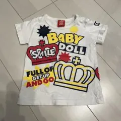 【新品同様】BABY DOLL 半袖 Tシャツ 90cm