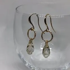 ☪︎ ルミナスグリーンピアス