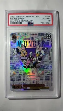 【PSA10】ヴァイスシュヴァルツ ミニーマウス&デイジーダック　SSP ミニーマウス&デイジーダック(Dds/S104-055SSP) | SSP | ドラゴン