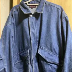 ETELIO ダークブルー デニムジャケット