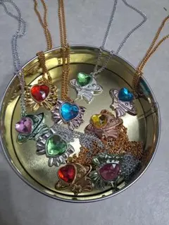 セボンスター　カラフルハートネックレスセット