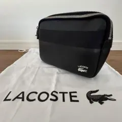 美品　保管袋有　LACOSTE ラコステ プラクティス ショルダーバッグ　牛革のサムネイル