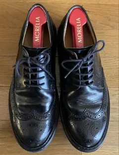 【25.5cm】CEDAR CREST ウイングチップ レザー 革靴 ブラックのサムネイル