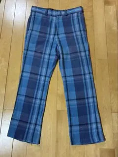 UNUSED（アンユーズド）　ブルーチェックネルパンツのサムネイル
