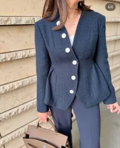 2025年最新】Drawer レディース ノーカラージャケットの人気アイテム