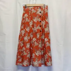 JILLSTUART ジルスチュアート 花柄 ロングスカート 総柄 L2538のサムネイル