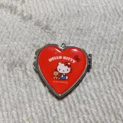 ハローキティ ハート型ミラーキーホルダー