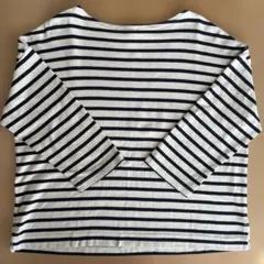 無印良品　七分袖ボートネックカットソーM-Ｌサイズ