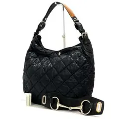 ヴィンテージLANVIN PARIS キルト大型バッグ アルベールエルバス期 