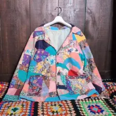TSUMORI CHISATO 紫 絹100 森のくまさん柄カシュクールブラウス - メルカリ