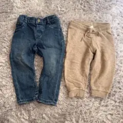 h&m パンツセット　80 ブリーズ　マーキーズ　フタフタ、gap 無地