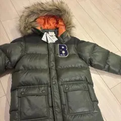 「タグ付き新品」ミキハウス ダブルB ホワイトグースダウン ジャケット150