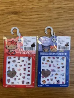 【正規品】サンリオ　日焼けキティ　デコプチシール　ネイルシール