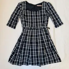 dazzlin チェックワンピース