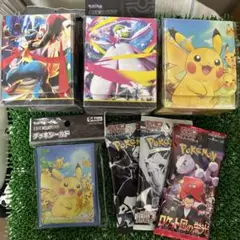 ポケモンカード BW デッキケース まとめ売り ③ ポケモンカードBW カード デッキケース 3点セット ゼクロム