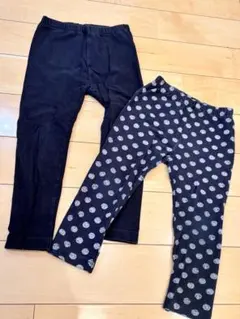 ユニクロ ベビーレギンス 90と100 2本セット