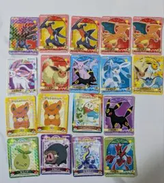 ポケモン 丸美屋　シール18枚セット