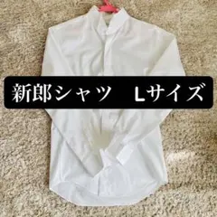 【クリーニング済】新郎　シャツ Lサイズ　ザ・トリート・ドレッシング　結婚式