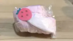 シュガーバニーズ　ふわふわ巾着　ストロベリーうさ