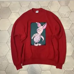 80s 90s 米国製 ヴィンテージ スウェット ピグレット クマのプーさん