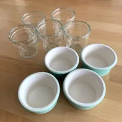 プリンカップとココット