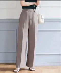 coca コカ　パンツ レディース ダンボール ストレッチ グレージュ M