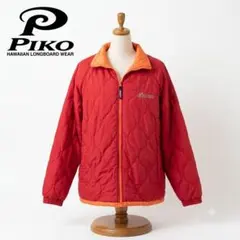 PIKO リバーシブル 中綿ジャケット L 赤 オレンジのサムネイル