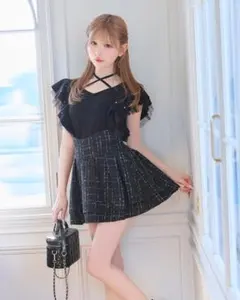 ミシェルマカロン 美脚スカート ツイード XS