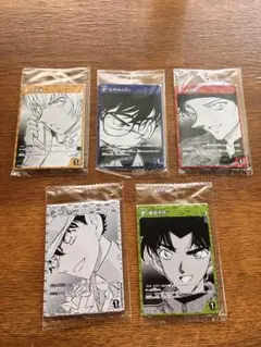 【未開封】名探偵コナン カードゲーム セブンイレブン限定 プロモ 5種セット