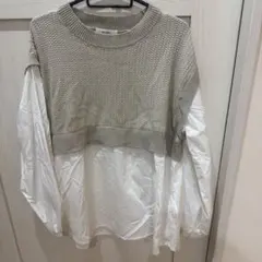 niko and... ニットドッキングシャツ 長袖のサムネイル