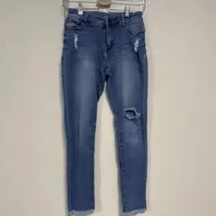 INGNI イング ダメージ加工ブルースキニーデニム