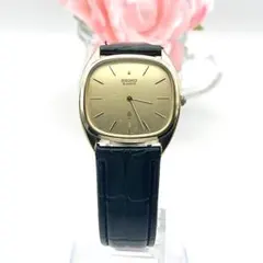 《稼働品》セイコー★クォーツ 腕時計★ゴールド★メンズ★ヴィンテージ★管743h