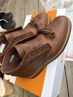 Timberland ブラウン チャッカブーツ