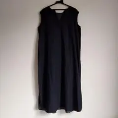 美品‪☆esica　エシカ　　ロング　デニムワンピース　ノースリーブ　Mのサムネイル